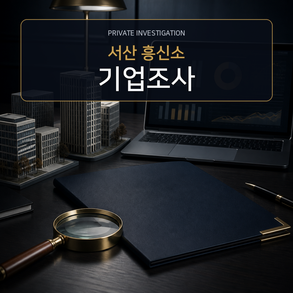 서산 기업·거래처 조사 전문 흥신소